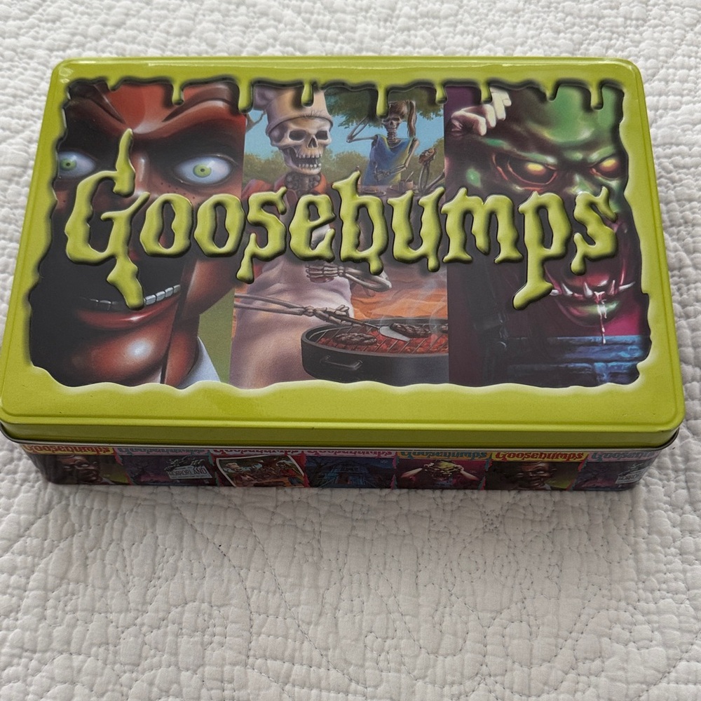 Goosebumps Metal Collector's Tin - Lime Green Horror Art